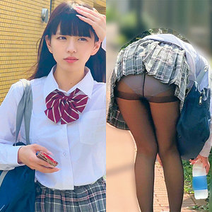 Sexy Girl in Black Pantyhose and Miniskirt - Exclusive Video
