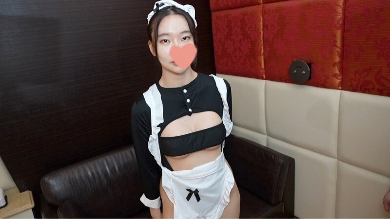 Experience the Ultimate Service: Half-Japanese Maid with Giant Breasts